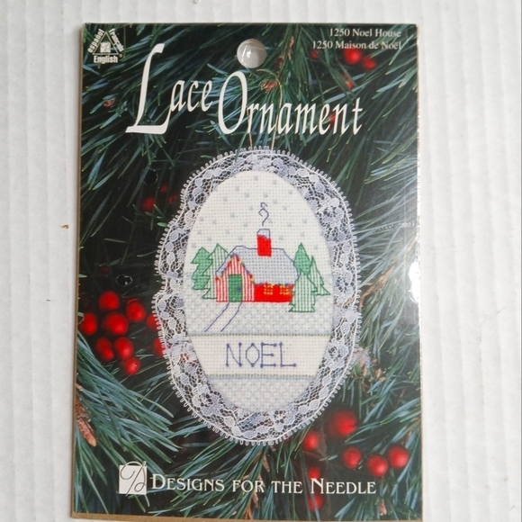 VTG Designs for the Needle Christmas Ornament Cross Stitch Kit 1250 Noel House - Picture 2 of 6